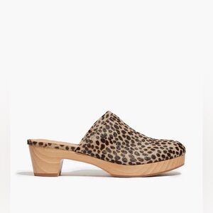 Madewell The Ruby Clog in Dotted Calf Hair size 8
